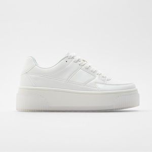 ZARA Women’s White Platform Sneakers size 40 EU/9.5 US